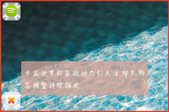 中国世界杯备战动态引关注 球队阵容调整持续推进